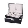 Caja de joyero organizador  de doble compartimiento